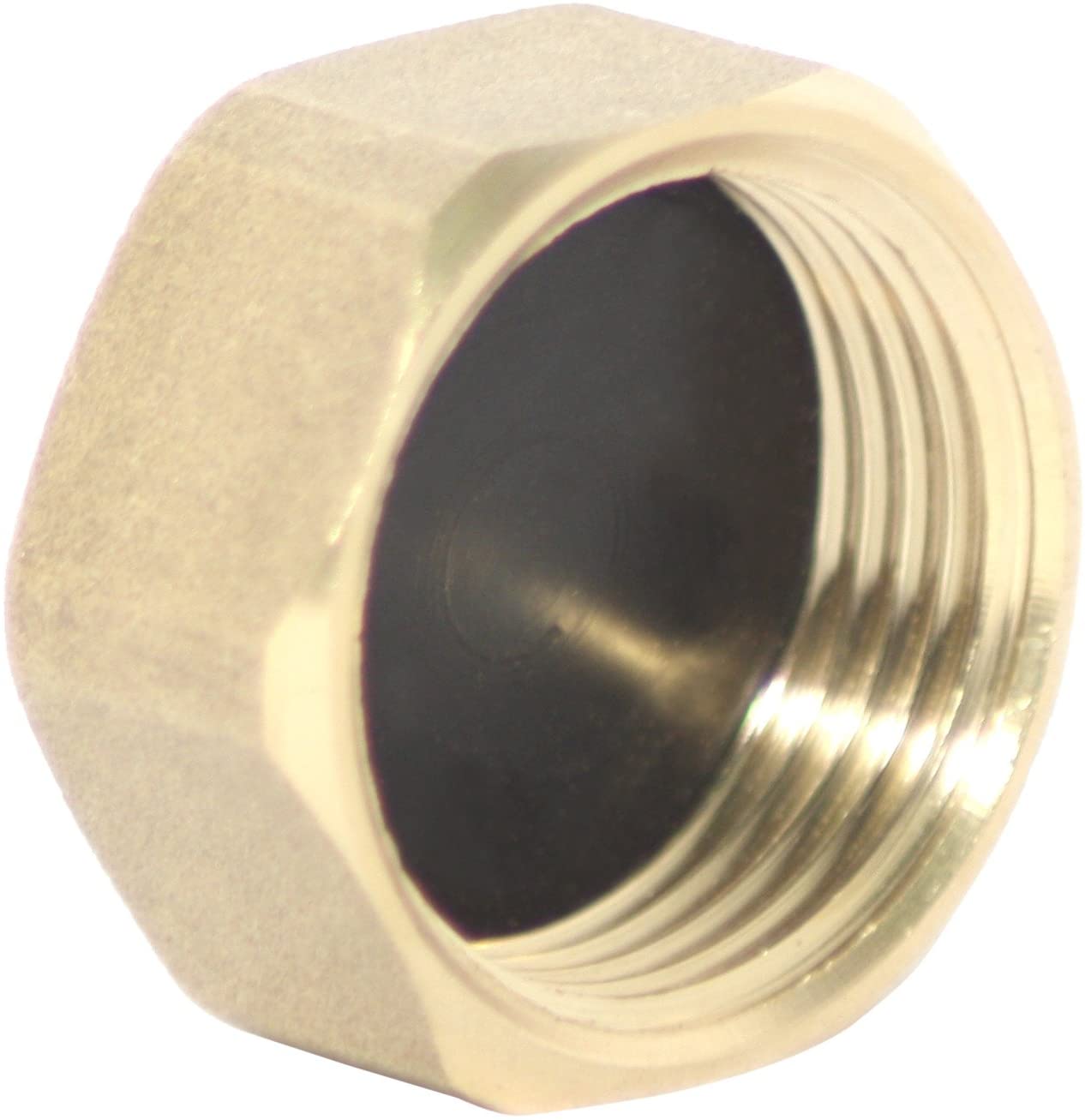 Plumb-Pak PF284-3AMZ Compression Blanking Nut 1/2 inch - Pack of 3, Galvanized