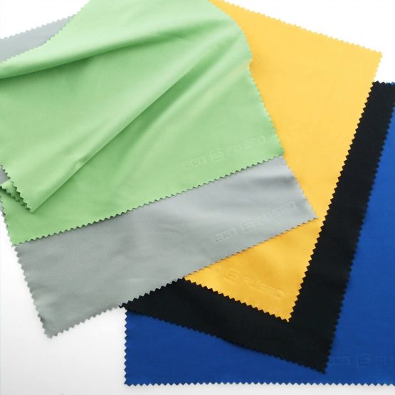Eco-Fused Large Microfiber Cleaning Cloths - 5 Pack - 8 x 8 inch - Perfect for Wide Screen TVs, Large Computer Monitors- Also for Cleaning Glasses, Camera Lenses, Laptops and LCD Screens