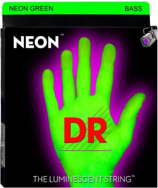 DR Strings NGB-45 Coated Nickel Bass Guitar Strings, Medium - Image 3
