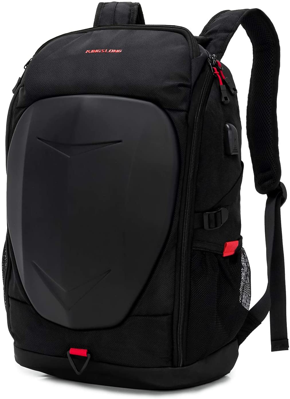 KINGSLONG Laptop Backpack Camouflage Rucksack with USB Charging Port ...
