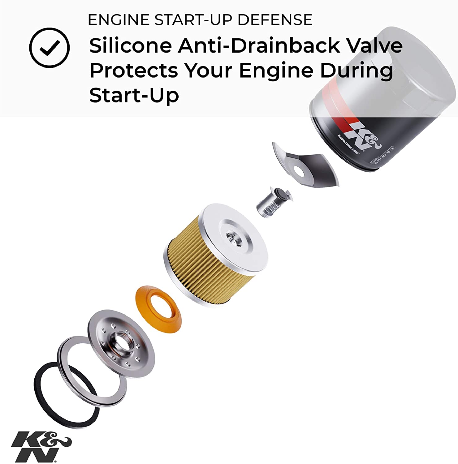 K&N Filters PS1002 Car Oil Filter BigaMart