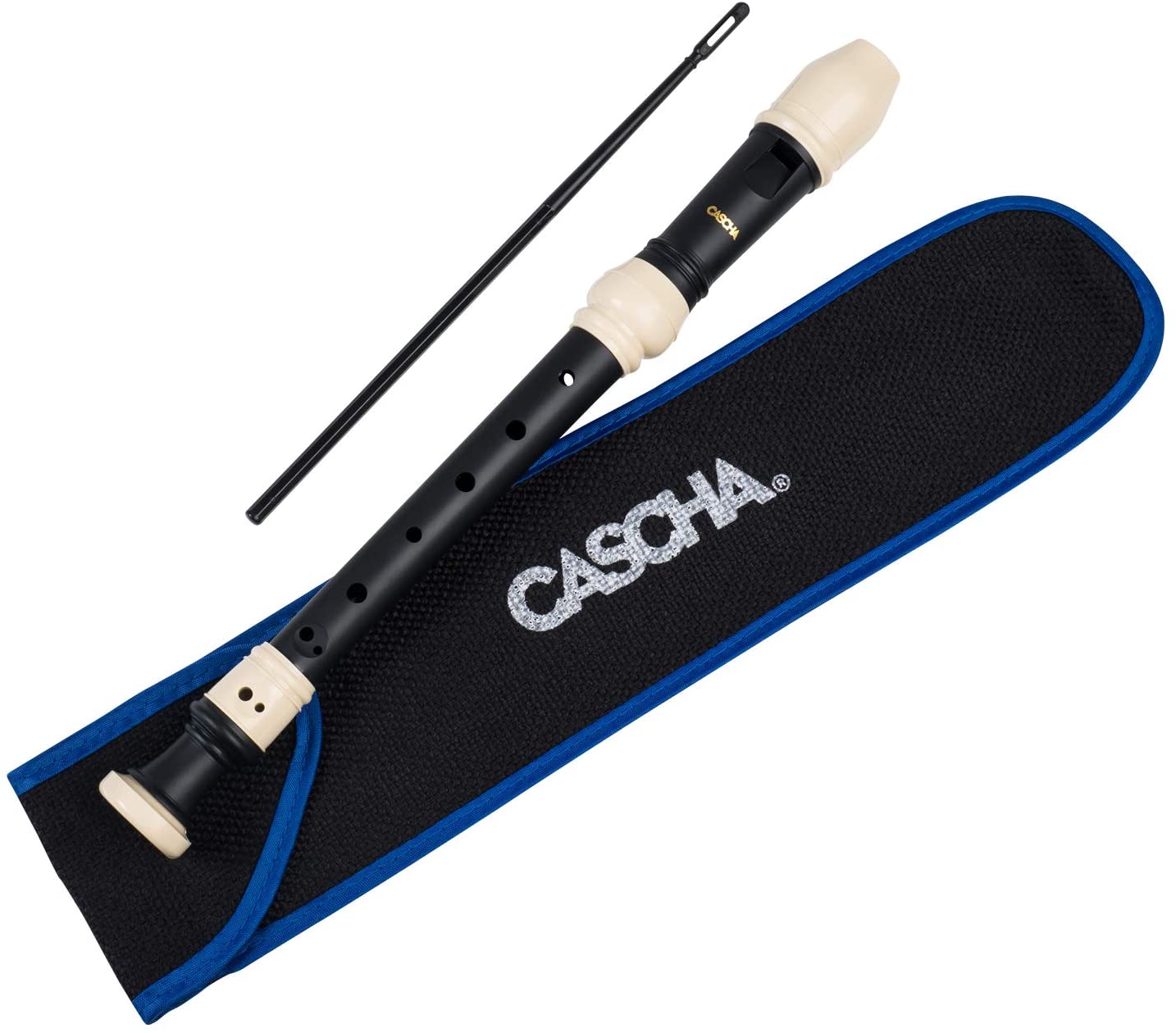 CASCHA soprano recorder made of plastic, highquality flute for