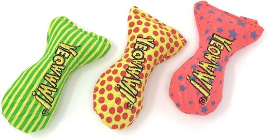 YEOWWW Very Strong Organic Catnip Cat Toys (1x Pollock 3x Stinkies) - Image 3