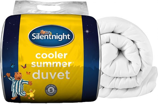 Silentnight Cooler Summer 4.5 Tog Duvet, Microfibre, White, King - Image 2
