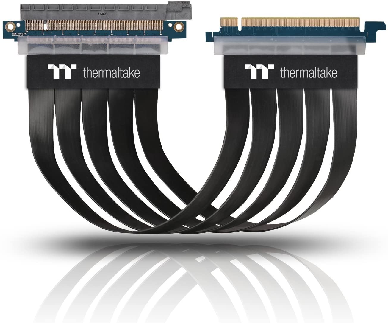 Thermaltake AC-045-CN1OTN-C1TT 300 mm Premium PCI-E 3.0 Extender - Black - Image 3