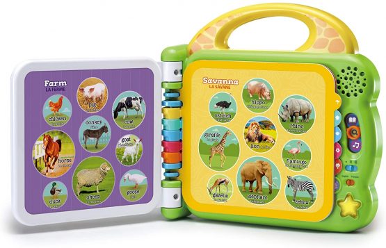 LeapFrog 100 Animals Book, Baby Book with Sounds and Colours for Sensory Play, Educational Toy for Kids, Preschool Toys, Bilingual Learning Games for Boys and Girls Aged 18 Months, 1, 2, 3 Years - Image 2