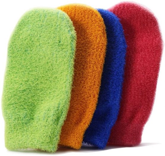 Martinispa Massage Color Synthetic Thread Handle Toning Exfoliator - 41 g Color Random - Image 2