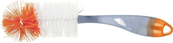 Tigex 338500 Neck Bottle Brush, Large 2 in 1 with Dual Fibres, Anti-Bacterial
