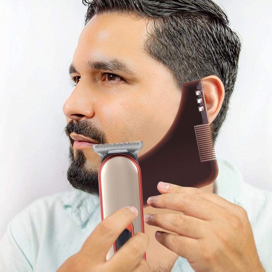 Beard Trimmer Hair Clippers Electric Razor for Men Mustache & Beard Groomer Hair Trimmer Cordless Clippers Precision Dial Portable USB Charging Cable - Image 3
