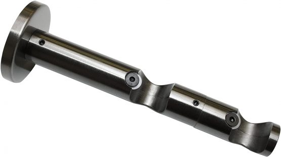 Gardinia Bracket Ø 20 mm Titan 8/6, Metal, Titanium, 8 x 8 x 0.02 cm