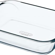 Pyrex Optimum Glass Rectangular Roaster High Resistance Easy Grip 31x20 cm