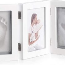 Jané Photo Frame for Baby Handprint and Photography, Includes Modeling Clay, Drying in 24 Hours