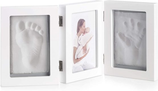 Jané Photo Frame for Baby Handprint and Photography, Includes Modeling Clay, Drying in 24 Hours