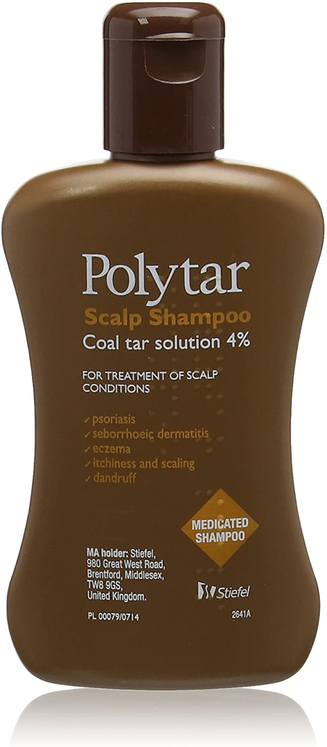 Polytar Scalp Shampoo, for Scalp Conditions Reduces Itching, Inflammation and Scales, Shampoo Treats Psoriasis