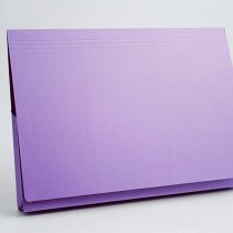 Exacompta Guildhall 14x10 Inch Pocket Wallet, 315 gsm, Foolscap - Mauve, Pack of 50