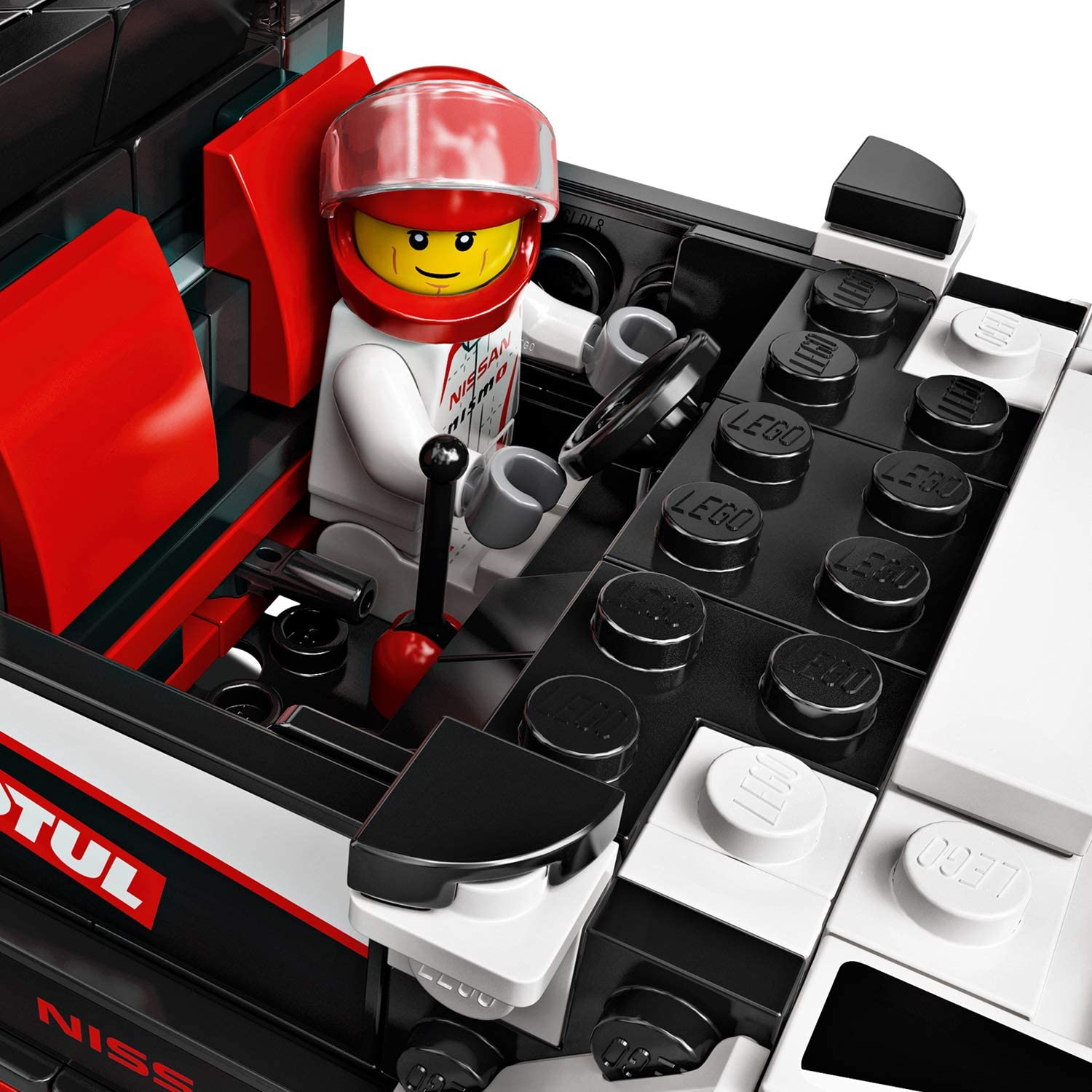 LEGO 76896 Speed Champions Nissan GT-R NISMO Model Car Toy, Racing Car Set for Kids 7+ Years Old with Racer Driver Minifigure - Image 4