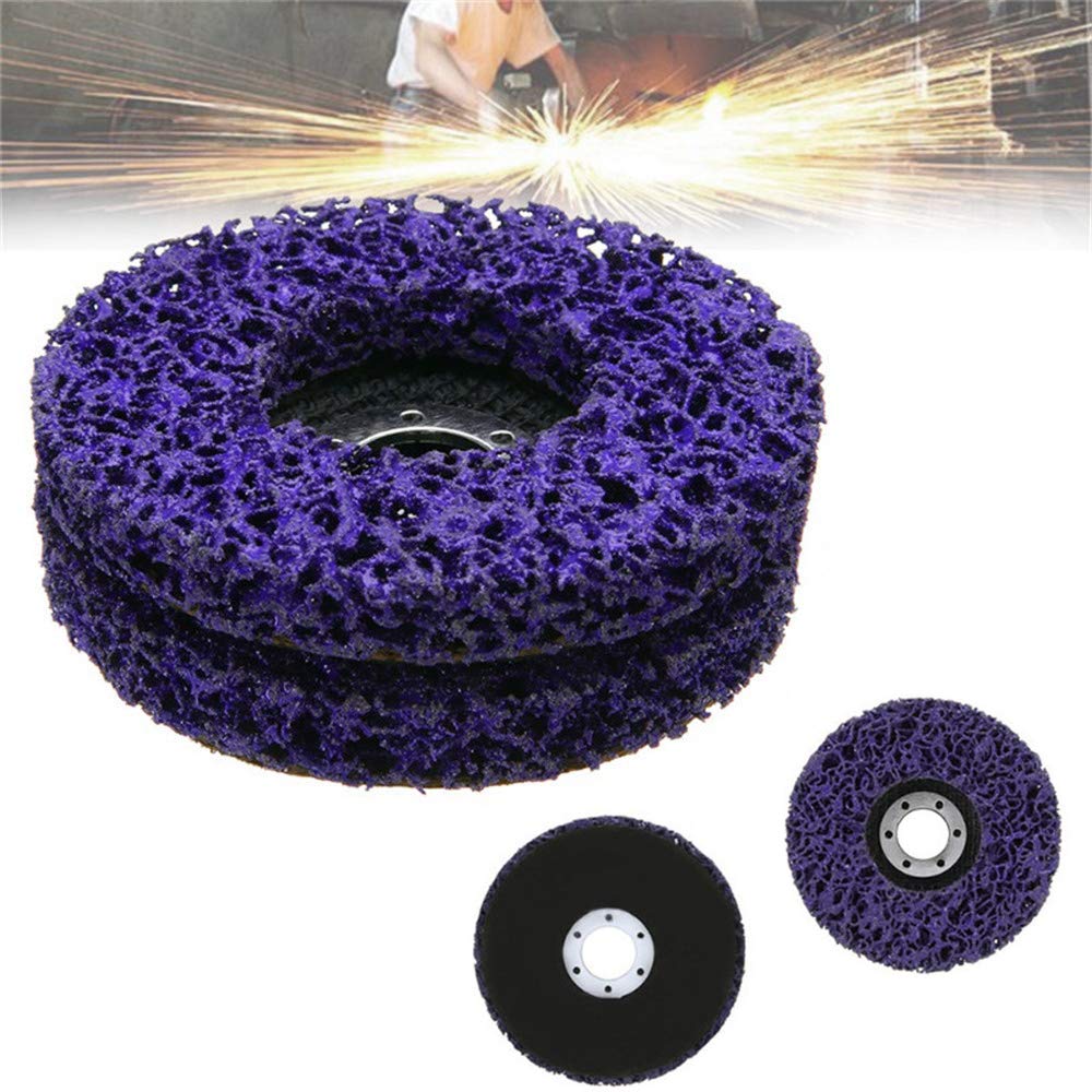 5PCS Strip Wheel Paint Removal Disc 4”(100mm) Poly Abrasive Wheel