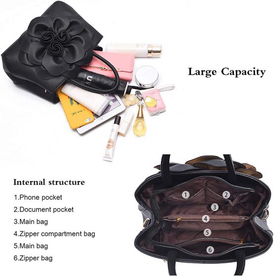 Segater® Women Top Handle Handbags Elegant Ladies Shoulder Bags Tote Bags PU leather Cross-Body Bags For Women's Day Mother Day Shopper Party Work - Image 3