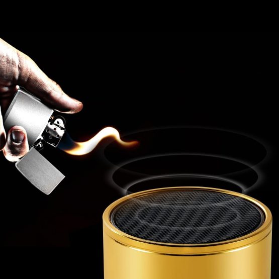 Betron KBS08 Wireless Portable Speaker Compatible with Smartphones Tablets Mp3 Players, Gold - Image 2