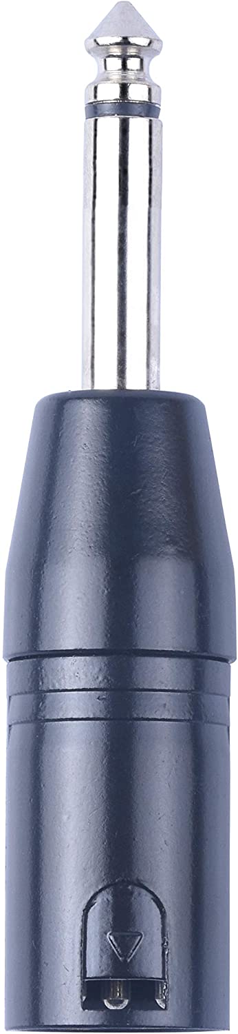 Devinal XLR Male to 1/4" Adapter Upgrade 6.35mm Mono to XLR Gender Changer - Image 3