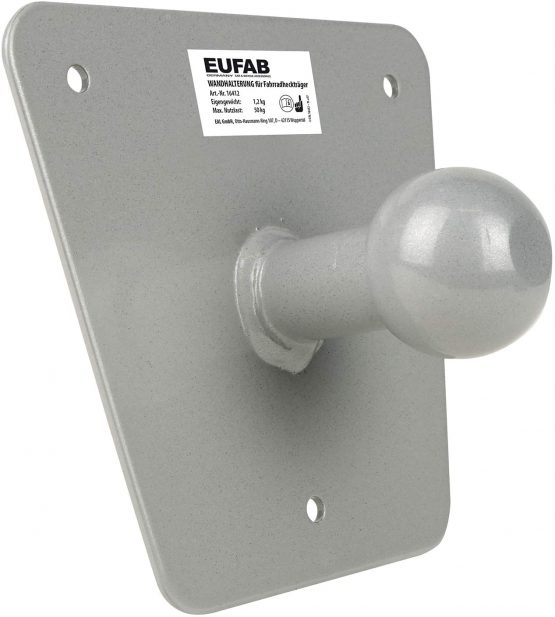 EUFAB 16412 Wall Bracket for Bicycle Carriers