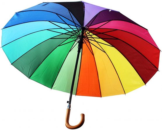 XL Umbrella Multicolour regenbogenschirm Umbrella Large Umbrella ...