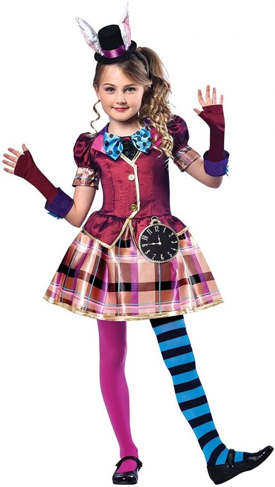 amscan 9902796 Childs Miss Mad Hatter Fancy Dress Costume Headpiece and ...
