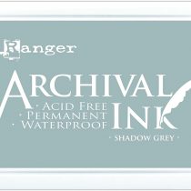 Ranger AIP52517 Archival Ink Pad Shadow Grey, 6.9 x 9.8 x 1.8 cm