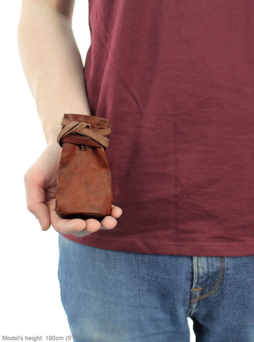 Ladies Leather Pouch Gusti Leder Nature Small Coin Cash Change Holder Moneybag Purse Petite Bag Vintage Style Unisex Accessory Natural Brown A76b - Image 2