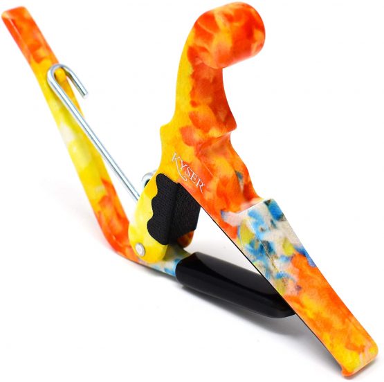 Kyser Quick-Change Capo for ukuleles, Hawaiian Lei, KULEA - Image 4