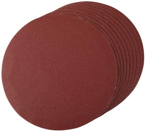 Silverline 427660 Hook and Loop Discs 180 mm 10pk 180 mm 120 Grit