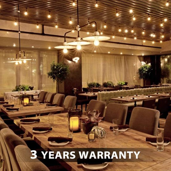 B22 LED Filament Bayonet Bulb, 6.5W GLS Energy Saving Bulbs, Retro Glass A60 LED Bulbs,60W Equivalent, 806Lm, 2700K Warm White A60 Clear Filament Bayonet Cap,Non-dimmable (6 PCS) - Image 3