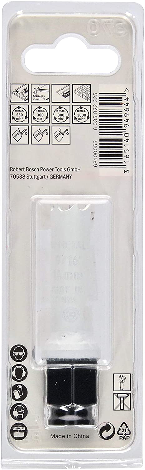 BOSCH Bi-Metal Hole Saw (for Wood and Metals 8% Cobalt Alloy, Progressive Tooth Design, diameter 14 mm, Accessory Drills) - Image 3