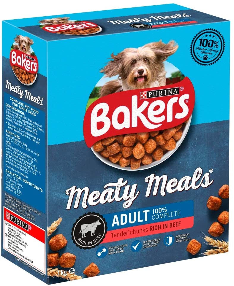 Bakers Meaty Meals, 1kg, 1 kg (Pack of 1)
