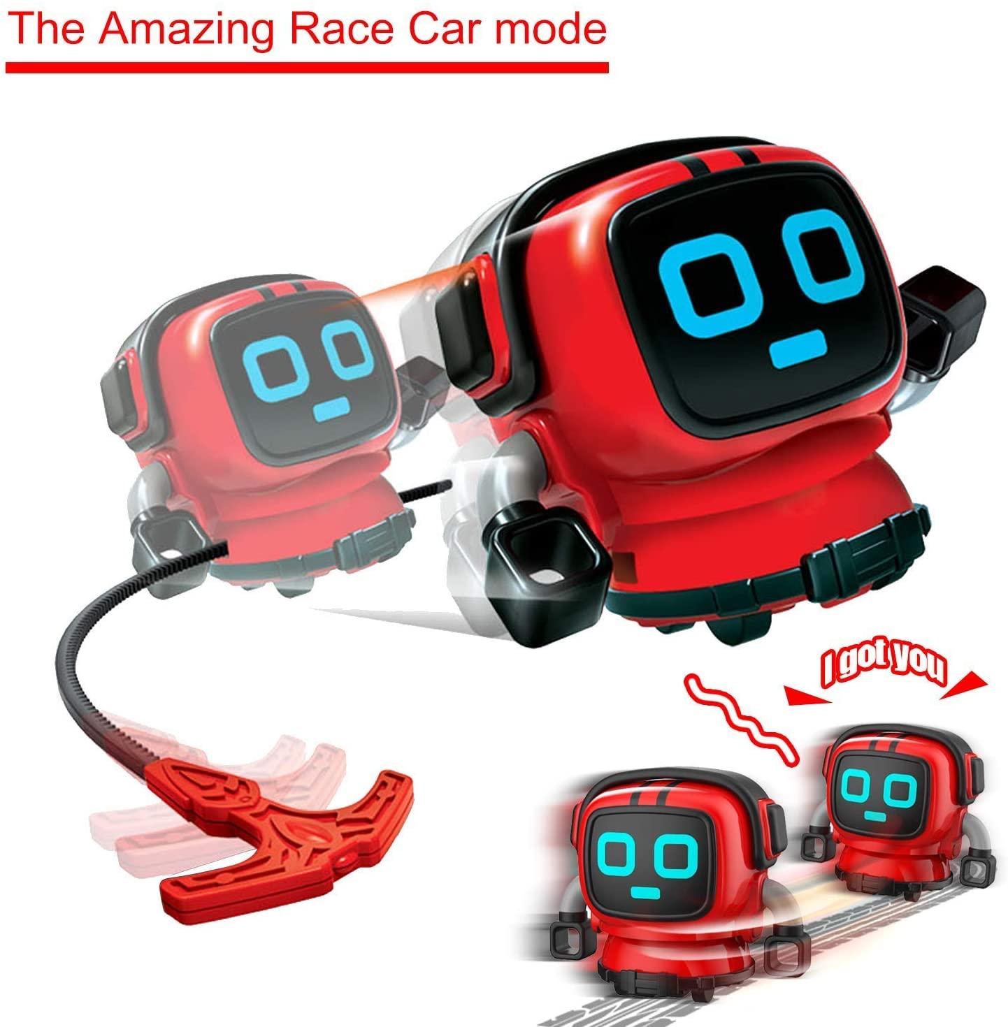 EARSOON Novelty Game Spinning Top Small Gyro Robot Battle Gyro Pull