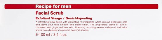 Recipe for Men Facial Scrub 125ml - Image 2