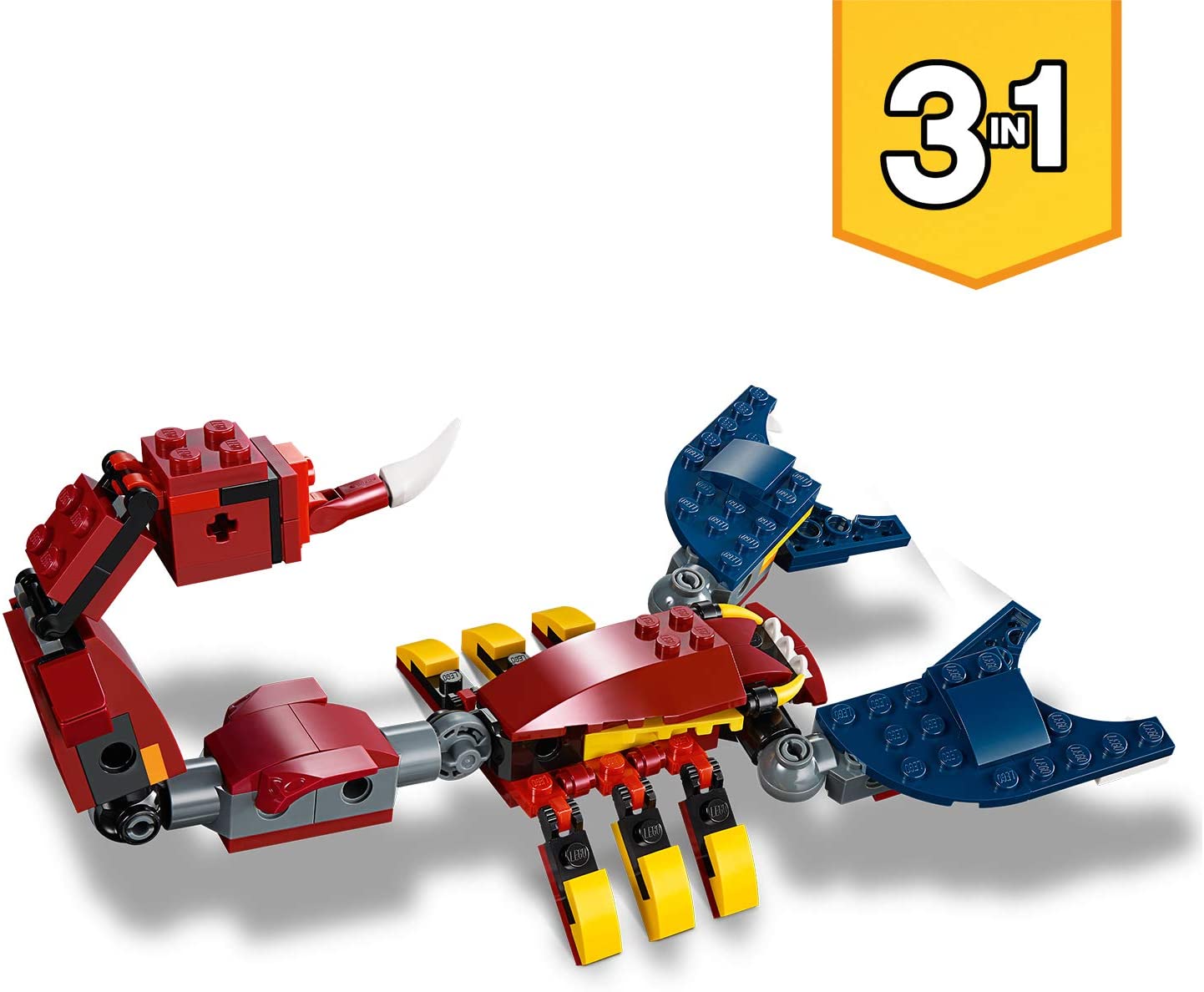 LEGO 31102 Creator Fire Dragon, Multicolor - Image 3