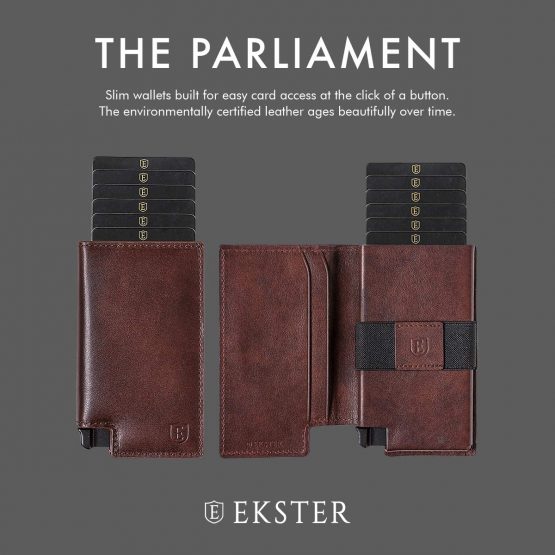 Ekster Parliament - Slim Leather Wallet - RFID Blocking - Quick Card Access - Image 4