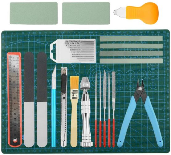 WMYCONGCONG 39 PCS Gundam Model Tools Kit Model Basic Tools Craft Set Hobby Building Craft Set for Professional Gundam Car Model Building Repairing Fixing - Image 2