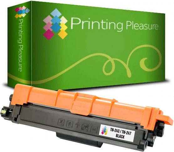 Compatible TN-243 TN-247 with CHIP Toner Cartridge for Brother DCP-L3510cdw, DCP-L3550cdw, HL-L3210cw, HL-L3230cdw, MFC-L3710cw, MFC-L3750cdw, MFC-L3770cdw - Black