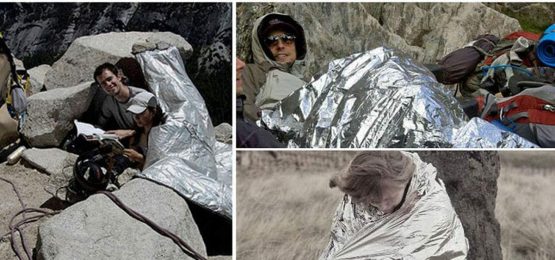 Binhai Emergency Thermal Blankets Foil Blanket Survival Reflective Thermal First Aid Foil Blanket 52" x 83"(2-Piece) - Image 4