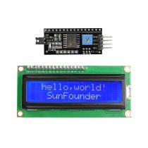 SunFounder IIC I2C TWI 1602 Serial LCD Module Display for Arduino R3 Mega 2560 16x2