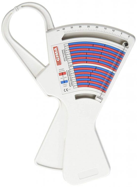 Fat 1 GIMA skinfold calliper, body fat meter, medical device certified
