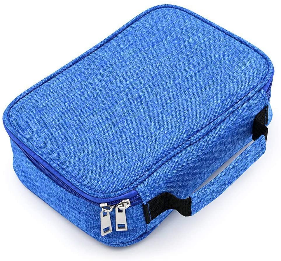 Pencil Bags,Large-storage Pen Pencil Case Stationery Pouch Bag Case Portable and Multi-layer Canvas Pencil Case Pencil Holder Organizer Stationary Bags for Pens,Pencils and Erasers - Image 2