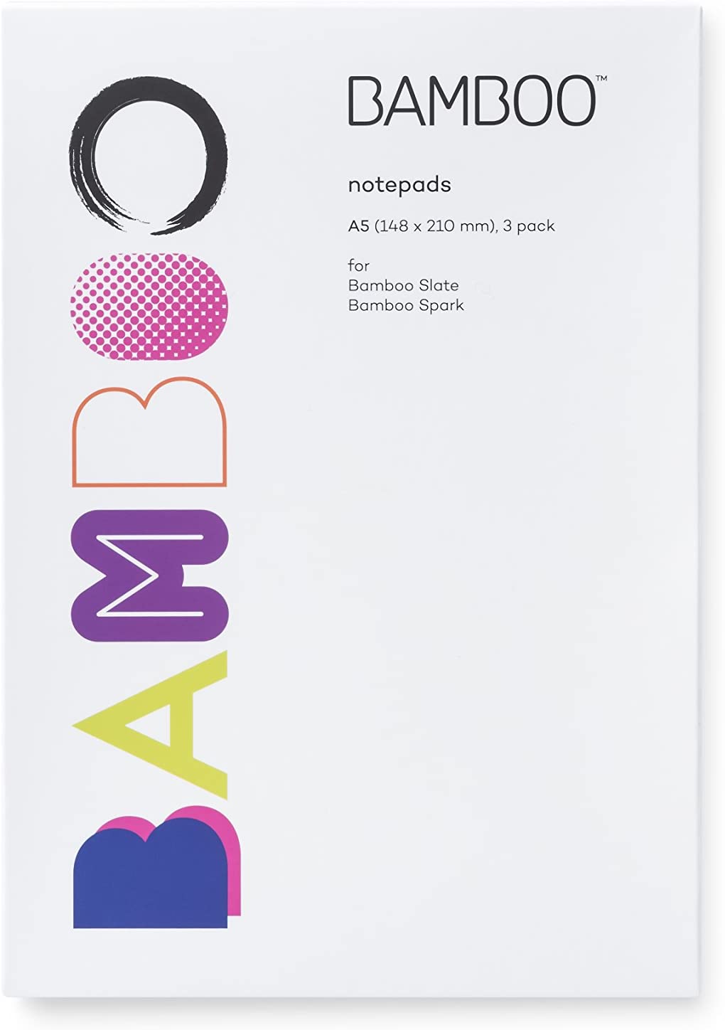 Wacom ACK425081 Bamboo Notepads, White, A5