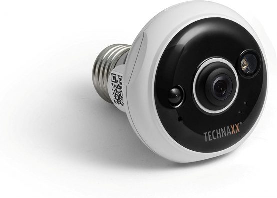 Technaxx 4583 Easy IP-Cam FullHD TX-58, FullHD indoor security camera for a lamp base E27, White - Image 4