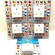 Pifco UKEUPIfco European UK to EU Travel Adaptor Plug, White