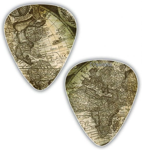 Creanoso Vintage Guitar Picks (12-Pack) - Premium Music Gifts & Guitar Accessories for Husband Dad Boys Son Men Him Boyfriend Musician Gift – Medium Gauge Celluloid – Best Dad Gifts - Image 4