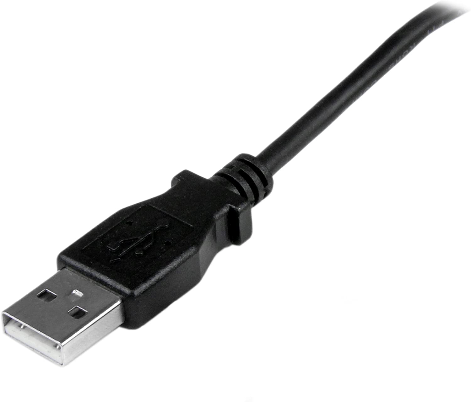 StarTech.com USBAUB1MU 1 m Micro USB Cable Cord, A to Up Angle Micro B, Up Angled Micro USB Cable, 1x USB A (M) - Image 3
