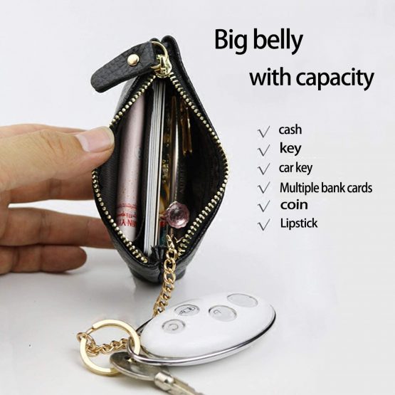 MYLB Mini Coin Purse Holder women's Wallet Leather Purses for Women, Kids Zipper Pouch with Key Ring - Image 2